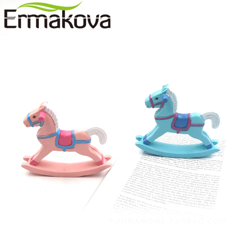 ERMAKOVA домашняя лошадь детская качалка фигурка лошади ручной работы ремесло
