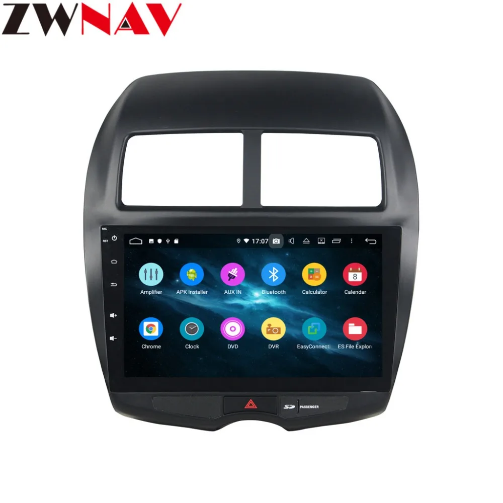 Perfect 10.2” Android 9 4+64G DSP Car Player 2 din GPS Navigation For Mitsubishi ASX 2010-2012 Head Unit Multimedia Player Tape Recorder 4