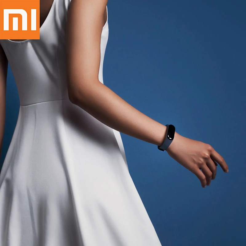 Xiaomi mi Band 3 0,78 дюймов OLED mi band 3 трекер сердечного ритма мгновенное сообщение 50 м водонепроницаемый АОН часы с вибрацией