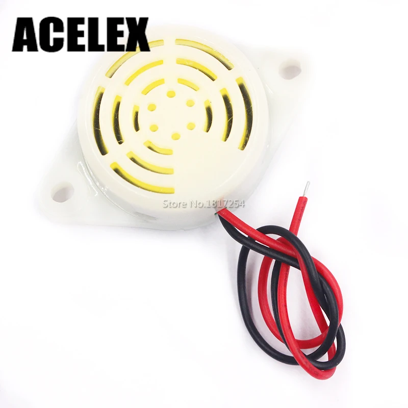 DC 3-24V High-decibel Alarm 2 Wire Industrial Electronic Alarm Continuous Sound Speaker Buzzer SFM-27