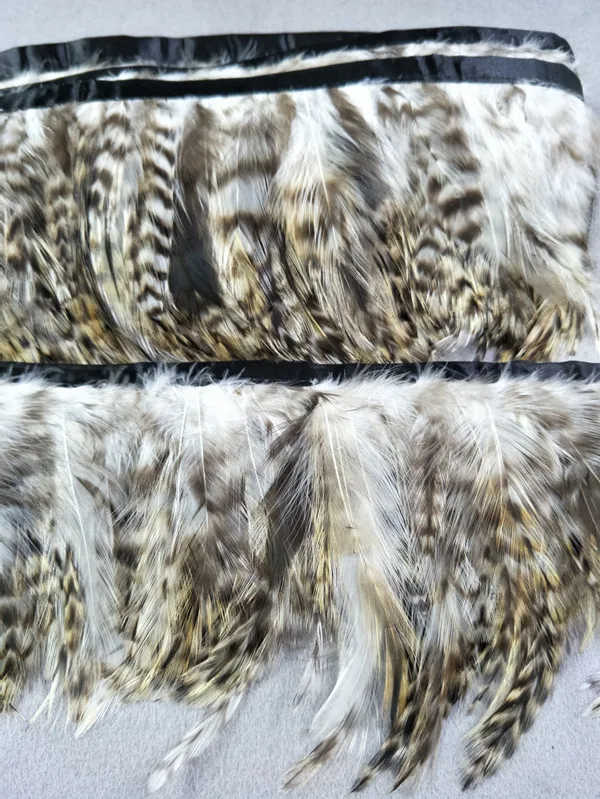 

Wholesale 5 yards high quality natural eagle Feathers ribbon 5-6inch/12-15cm wide Clothing accessories stage performance diy