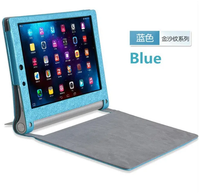 Перепродажа для 10,1 ''YOGA Tablet 2 чехол с откидной крышкой для lenovo Yoga Tablet 2-1050f чехол, 5 цветов+ Защитные пленки+ стилус