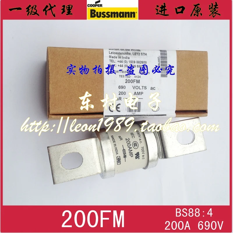 

[SA]United States BUSSMANN Fuses BS88: 4 fuses 200FM 200A 690V 700V 200FM--3PCS/LOT