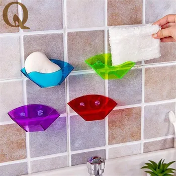 

High Quality Hot Sale Useful Double Suction Cup Sink Shelf Soap Sponge Drain Rack Kitchen Sucker StorageTool for kitchen receive