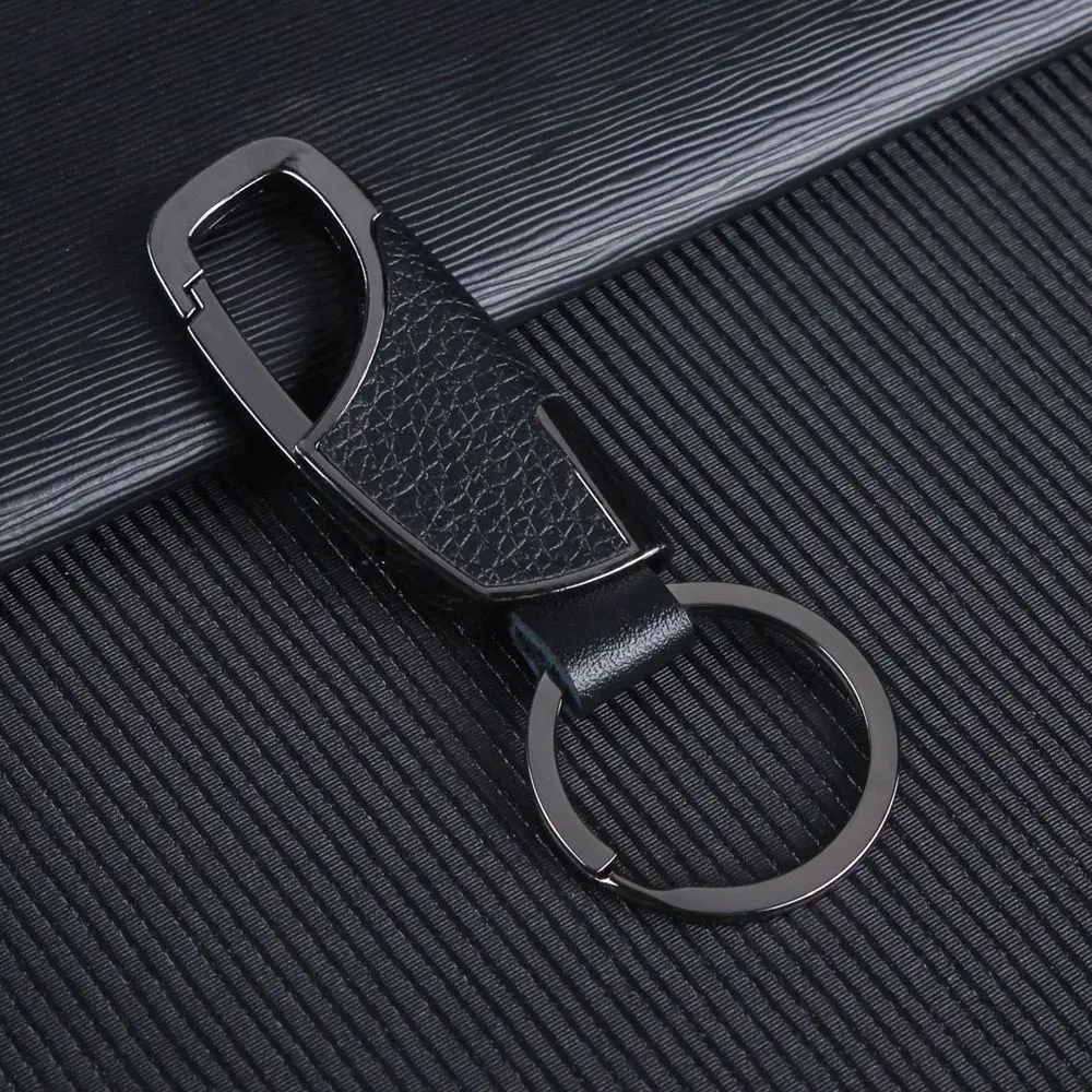 Мужской модный кожаный металлический брелок для машины брелок инновационные цепочки кольца для ключей держатель для мужчин лучший подарок