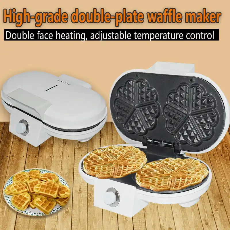 Egg Waffle Maker Double Sided Eggettes Pan Egg Bubble Cake Baking Mold Plate For Home Party Coffee Kitchen Dining Home Urbytus Com