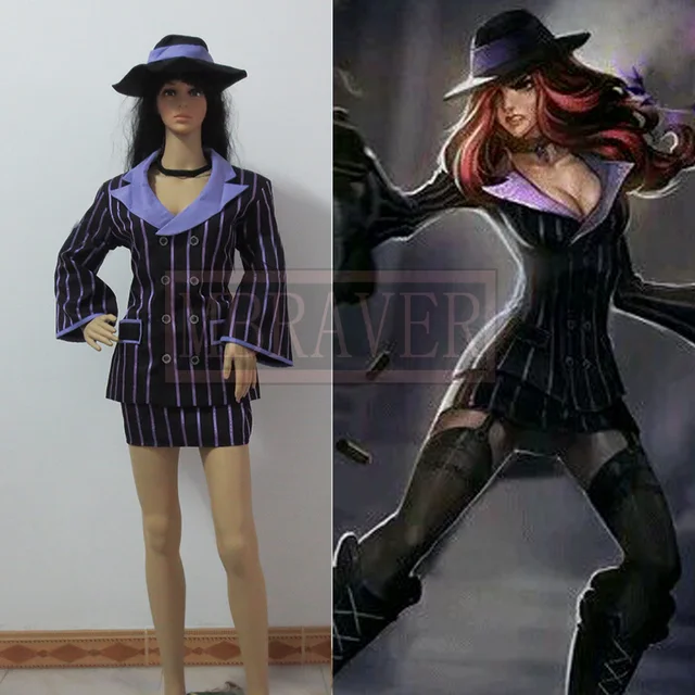 miss fortune the bounty hunter cosplay costume customize any size