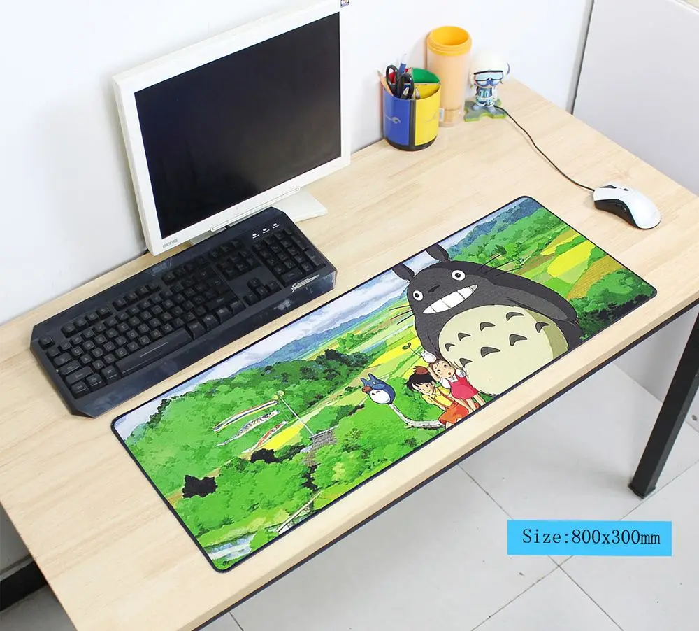 Коврик для мыши Totoro 80x30 см notbook компьютерный коврик подарок на Хэллоуин игровой