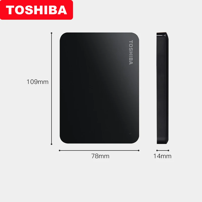 TOSHIBA Canvio Основы HDD 2," A3 USB 3,0 внешний жесткий диск SATA 2 ТБ 1 ТБ Портативный жесткий диск externo disco duro externo жесткий диск