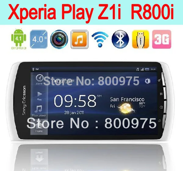 R800i оригинальный sony Ericsson Xperia PLAY Z1i R800 мобильный телефон разблокирован смартфон