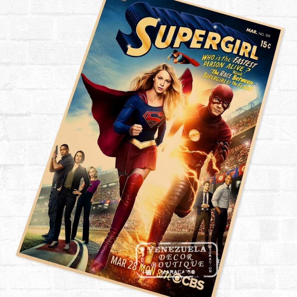Buy Superman Supergirl Season 1 (2015) Vintage Retro