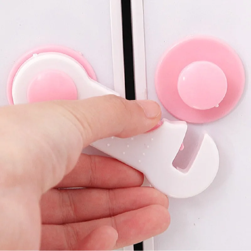 

5pcs/lot Kids Drawer Safety Lock Cabinet Door Refrigerator Toilet Baby Security Locks for Children Kids Protection Lock