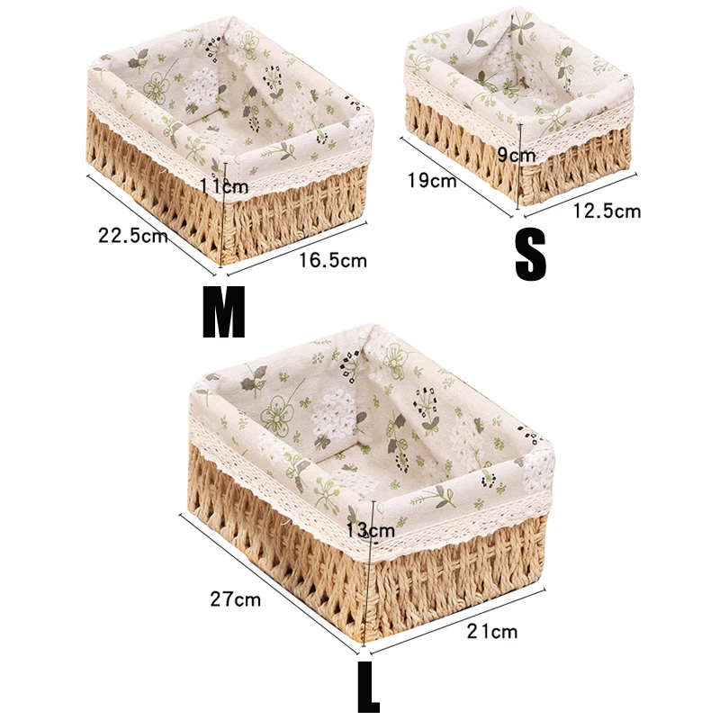 Qrocerys корзины для хранения Cesta Sundries еда игрушки для хлопка тканевая корзина для хранения маленькая настольная коробка для хранения косметики