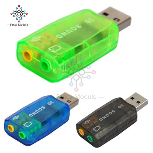 CM108 чипсет USB 2,0 для 3D Аудио Звуковая карта адаптер Виртуальный 5,1 канальный трек класс B усилитель мощности для микрофонной гарнитуры