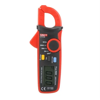 

UT210B True RMS AC Current Pliers Amperometric Clamp Meter Mini Digital Ammeter Clamp Meters NCV Test LCD Backlight 2000 Counts