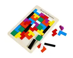 Новый Деревянный Tangram головоломки доска игрушка тетрис Логические головоломки игрушки Развивающие детские головоломки игрушка