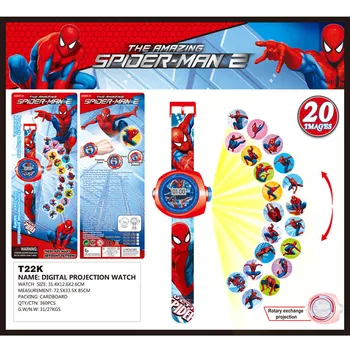 

Children 3D Projection Watch Kids Toy Cute Cartoon Pink Cat Spider man Digital Children Watches Boy Girl Baby LED Display Clock