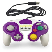100 шт./лот Быстрая проводной контроллер GameCube геймпад для GameCube контроллер ПК GC джойстик Поддержка вибрации 10 цветов