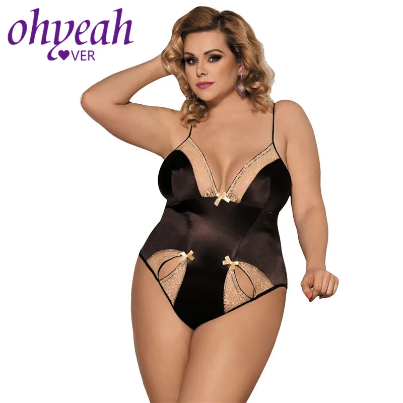 

Ohyeahlover Plus Size Women Bodysuit Sexy Body Mujer Combinaison Short Femme Brown Playsuits Sleeveless Skinny Overalls RM80353