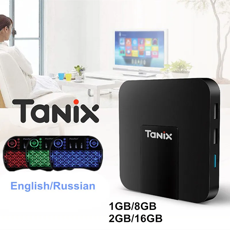 Original Tanix TX3 Mini Android 7.1 Smart TV Box S905W Set Top Box 2 ...
