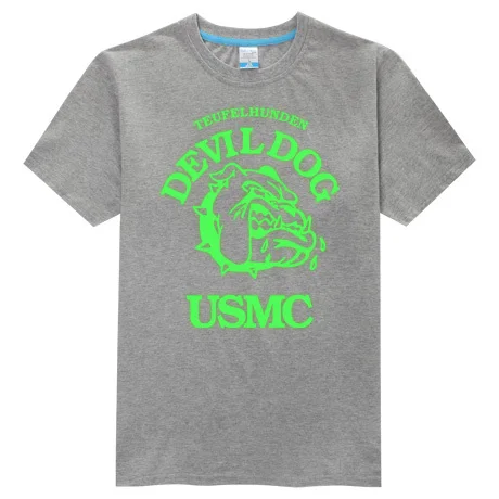 USMC Футболка армейская Футболка США тактическая Боевая светящаяся футболка 5 цветов S-6XL