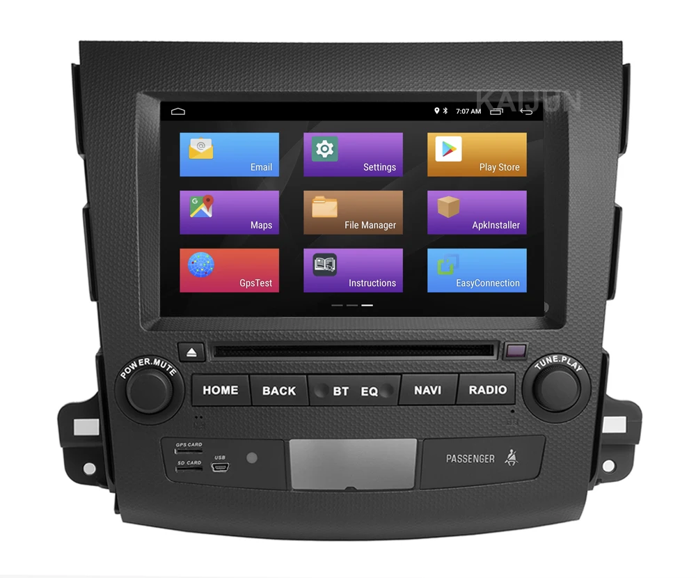 Perfect IPS DSP Android 9 Car DVD Stereo Player GPS for Mitsubishi Outlander 2007-2012 with wifi BT 14