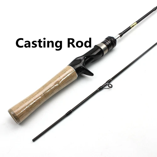 Ultra light ul spinning rod carbon Casting Fishing rod fishing wooden handle Lure Weight 1-7g line 1-5lb - Цвет: Тёмно-синий