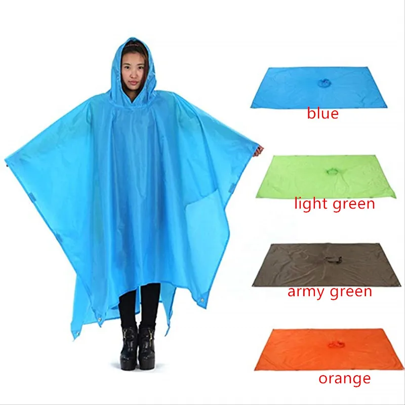 

poncho Travel portable triple raincoat poncho raincoat outdoor hiking fishing mountaineering cycling versatile poncho