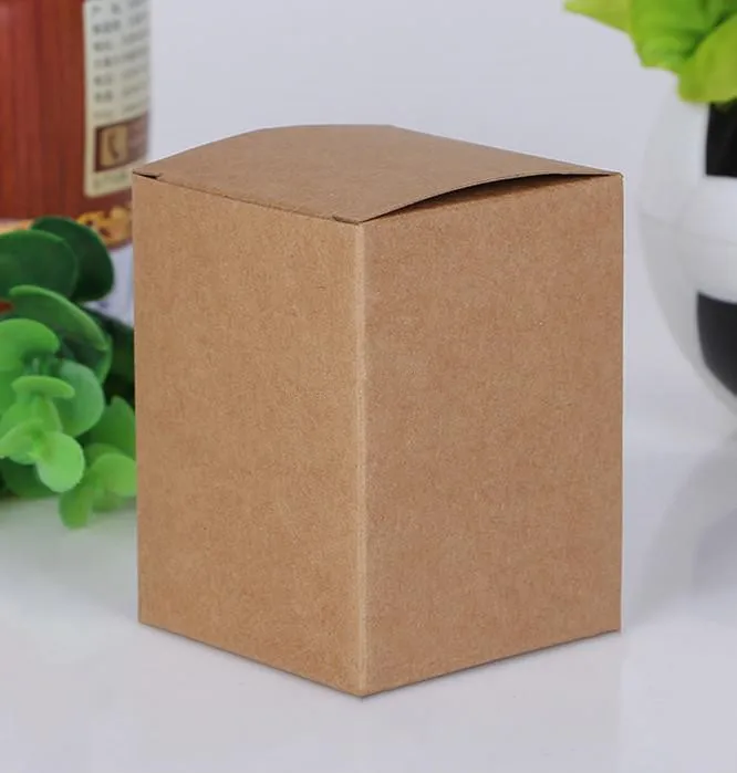 Подарочная коробка из крафт-картона для упаковки, крафт-упаковочные коробки, DIY белые свадебные коробки для конфет ручной работы Мыльные Коробки - Цвет: Кофе