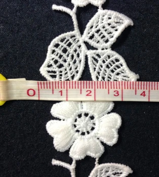 

3.5cm polyester embroidery lace trim,high quality soft touch flower lace trimming,XERY-YD050538