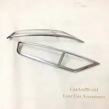 For Mazda CX-5 CX5 CX 5 2017 2018 Rear Fog Light Cover Exterior Tail Foglight Lamp Trims ABS Chrome Car-styling Accessories