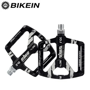 

BIKEIN Mountain Bicycle Ultralight MTB Pedals 1 DU Bushing CNC Aluminum BMX Platform Flat Pedals Cycling Bike Accessories