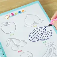 New 8pcs/set Pinyin / Drawing/number/ chinese/English alphabet calligraphy Children pupils groove calligraphy Copybook