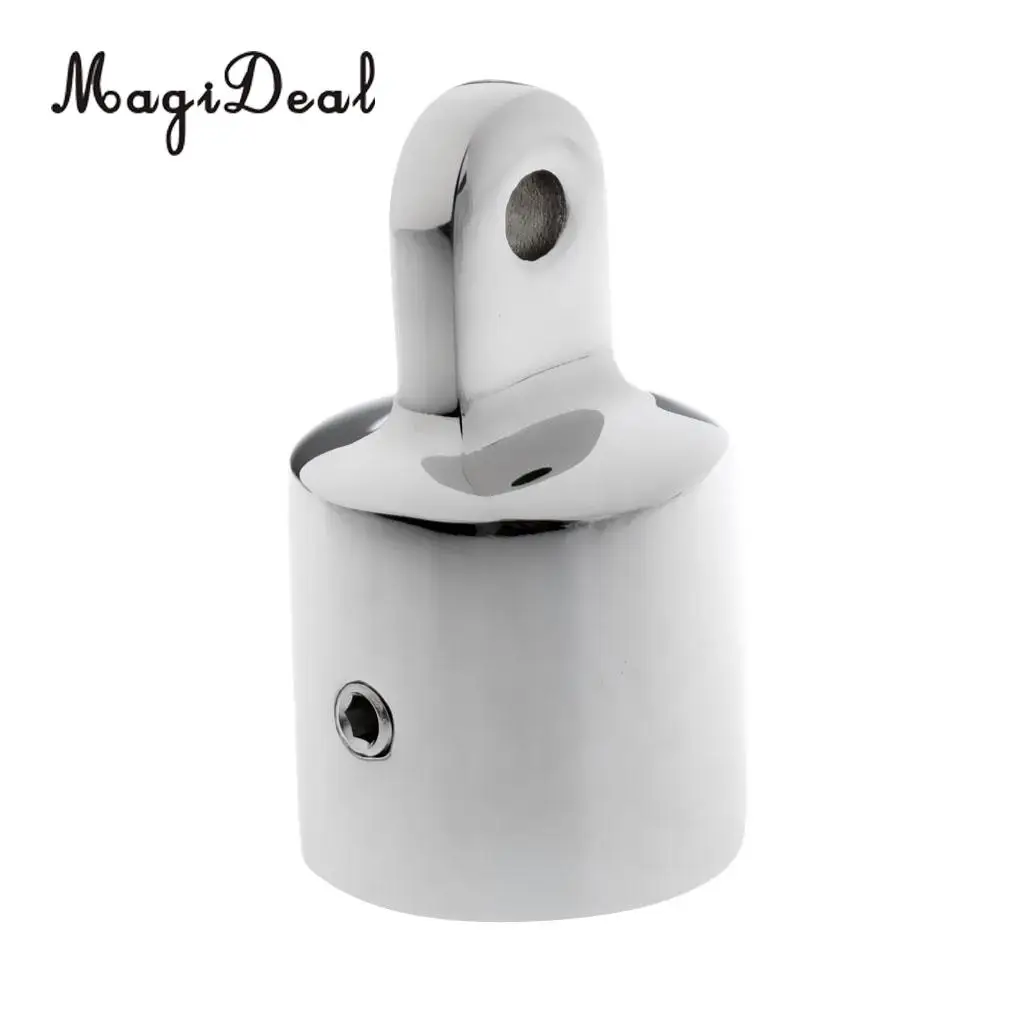 MagiDeal Universal Eye End Cap Bimini Top Fitting Boat Hardware 316 Marine Stainless Steel 22mm/25mm for Rowing Canoe Dinghy Acc