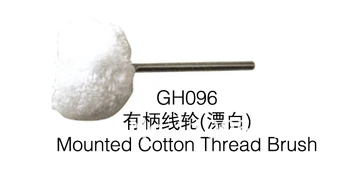 

free shipping 100pcs Mounted cotton wheel,Thread cleaning brush,jewelry polishing wheels,dental rotary grinding engraving Wheel
