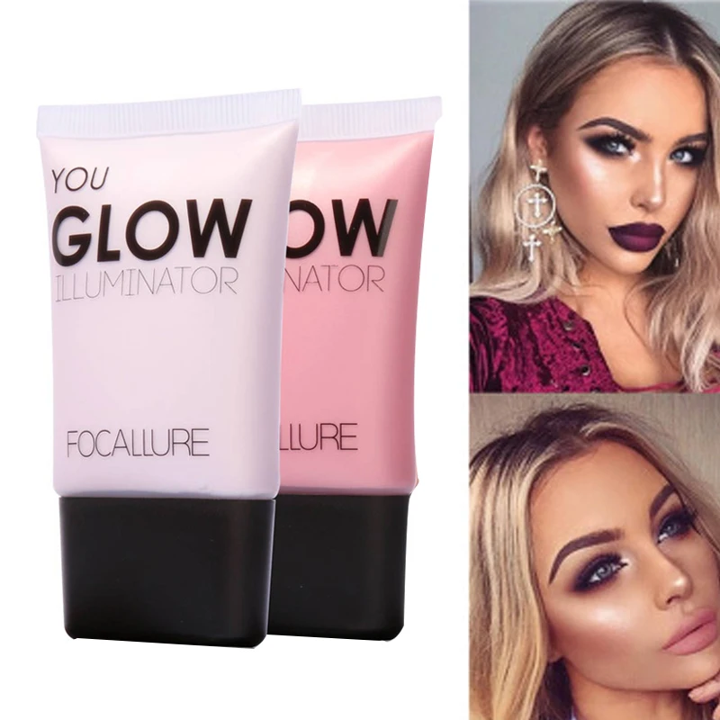 New Liquid Highlighter Contour Brightener Shimmer Foundation Make Up