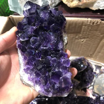 

1pcs Natural Dream Amethyst Quartz Crystal Cluster Specimen Healing