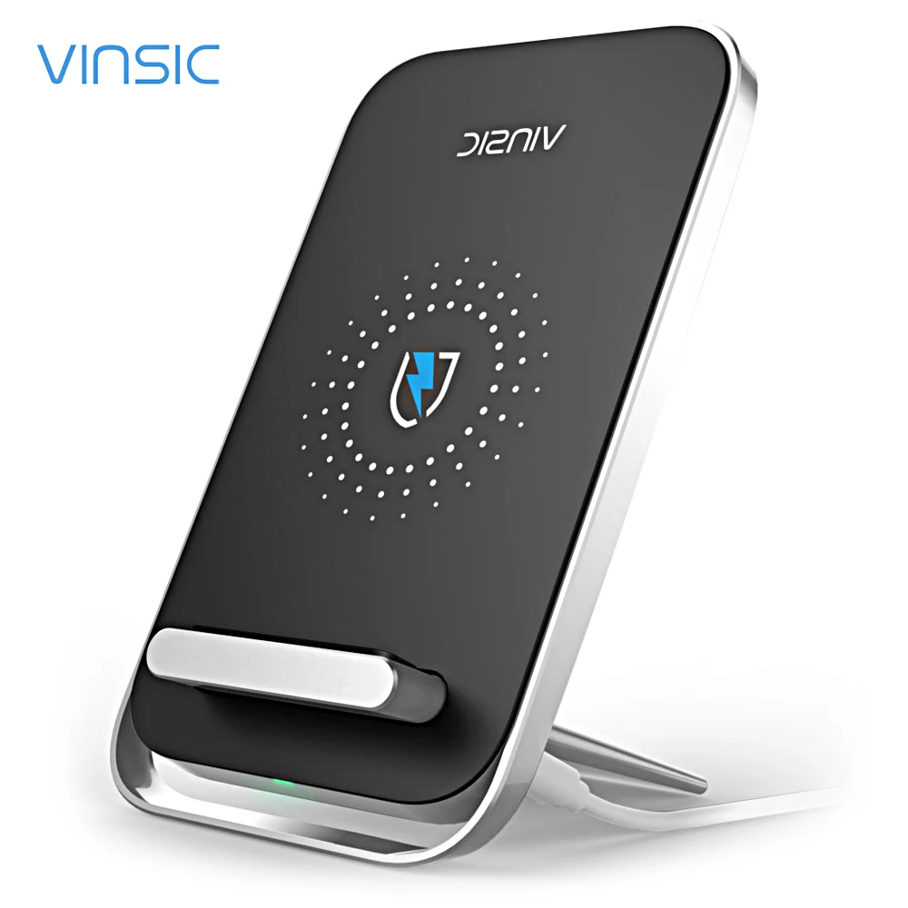 VINSIC VSCW106 Qi Wireless Charger Phone Mount Charging Pad for Qi