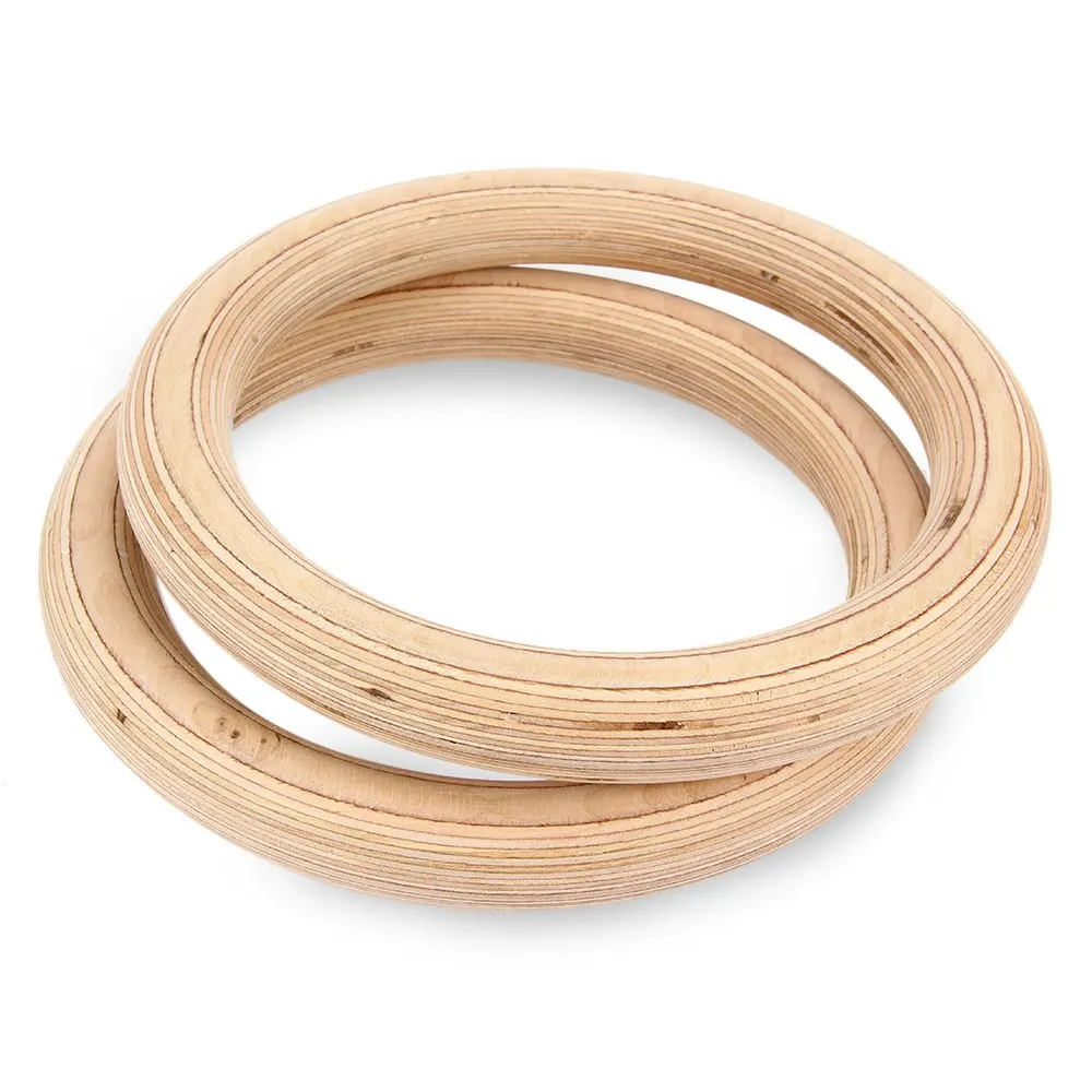  Wooden workout rings for Build Muscle