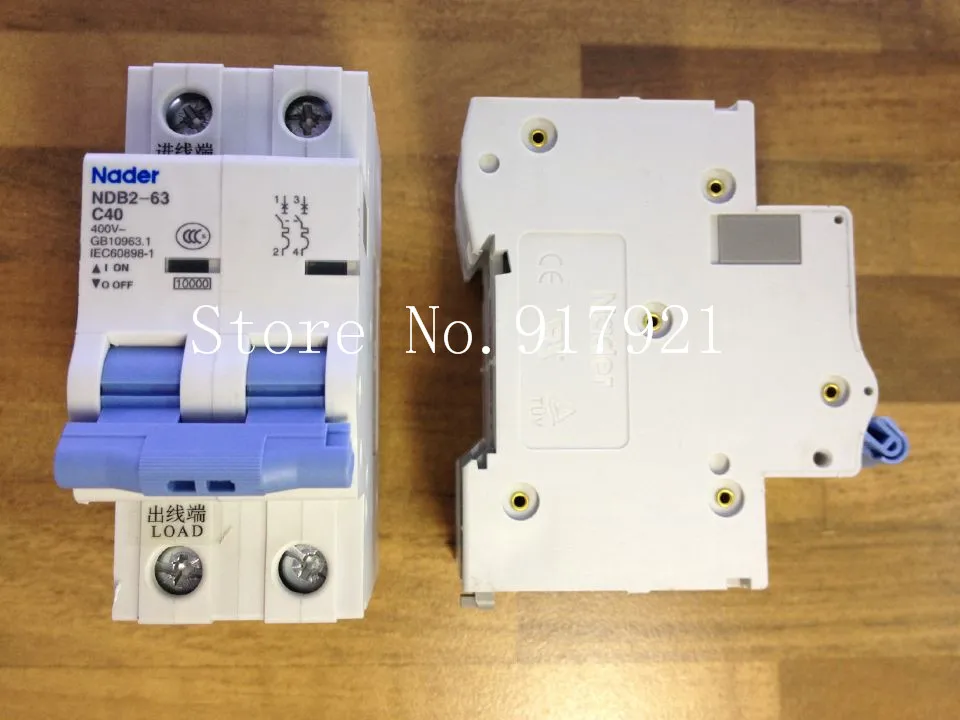 

[ZOB] Nader letter NDB2-63 C40 genuine new miniature circuit breaker 2P40A --10PCS/LOT