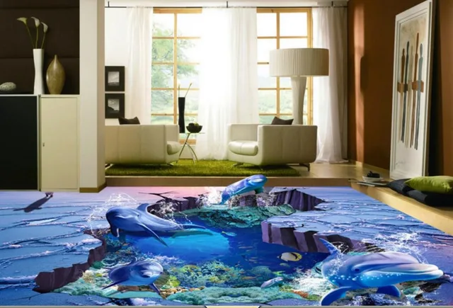 Photo Vinyl Flooring Wallpaper For Kids Room Ocean World Self Photo Vinyl Flooring Wallpaper For Kids Room Ocean World Self Adhesive Waterproof Floor Tiles