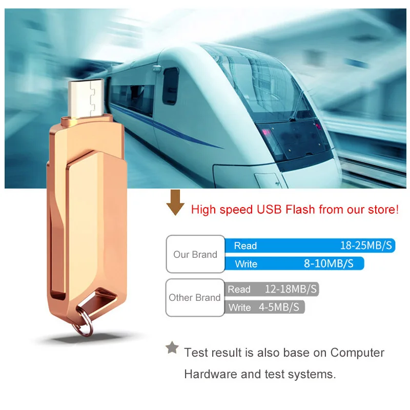 10 USB Flash Drives 64GB