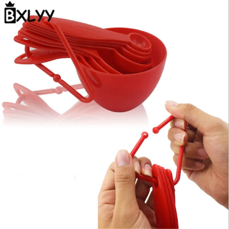 BXLYY 8 шт. Инструменты для выпечки пластиковая мерная ложка кухонный гаджет инструменты для украшения торта DIY домашний Декор Аксессуары Кондитерские инструменты Baking.8z