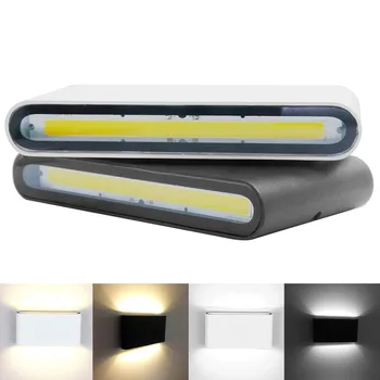 

Modern Outdoor Wall Lamp Waterproof LED Wall Lights Bedroom Porch Lights Indoor Decor LED light Up Down Aluminum IP65 6W 12W COB