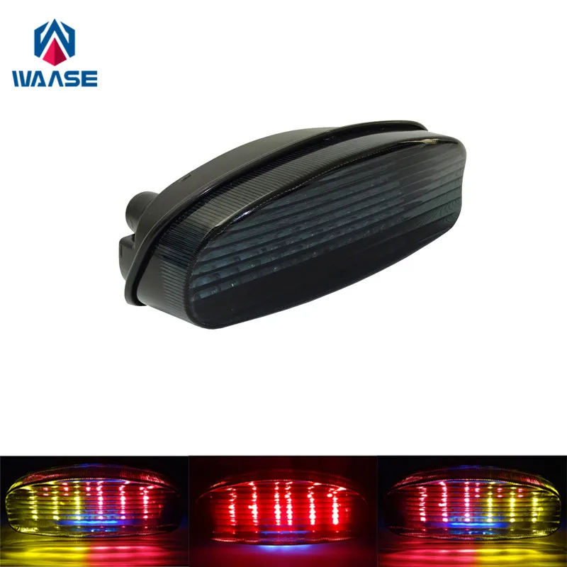 Waase мотоцикл для SUZUKI GS500 2001 2002 / GS500F 2004 2009 хромированный задний фонарь тормоза