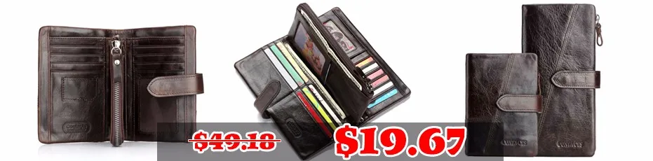 genuine leather wallet purse