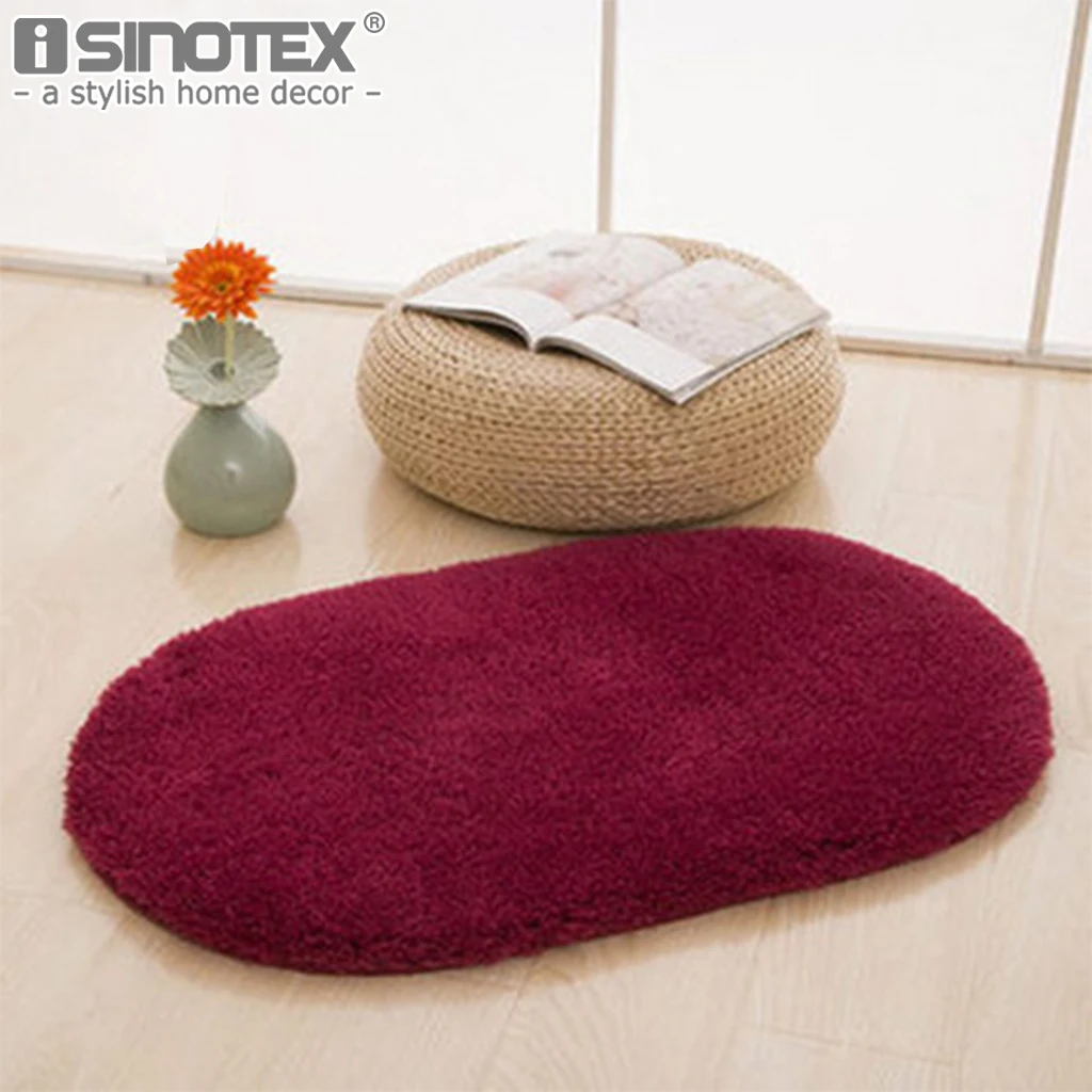Floor Mat Carpet Cotton Soft Solid Oval Doormat Shaggy Suede Anti-slip Rug Footcloth Living Room Hallway Kitchen Bedroom 1PCS Floor Mat Carpet Cotton Soft Solid Oval Doormat Shaggy Suede Anti-slip Rug Footcloth Living Room Hallway Kitchen Bedroom 1PCS