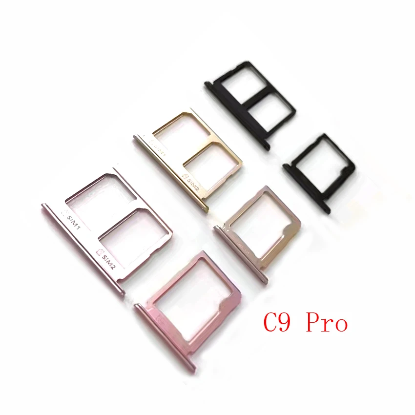 

Sim Card Tray Holder Socket SD Slot For Samsung Galaxy C9 Pro Repalcement Part 1Set