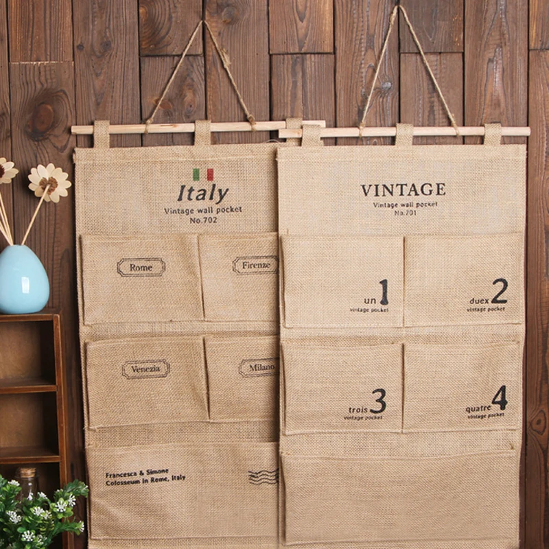 Creative Digital Hanging Storage Bags Door Wall Hanging Closet 5