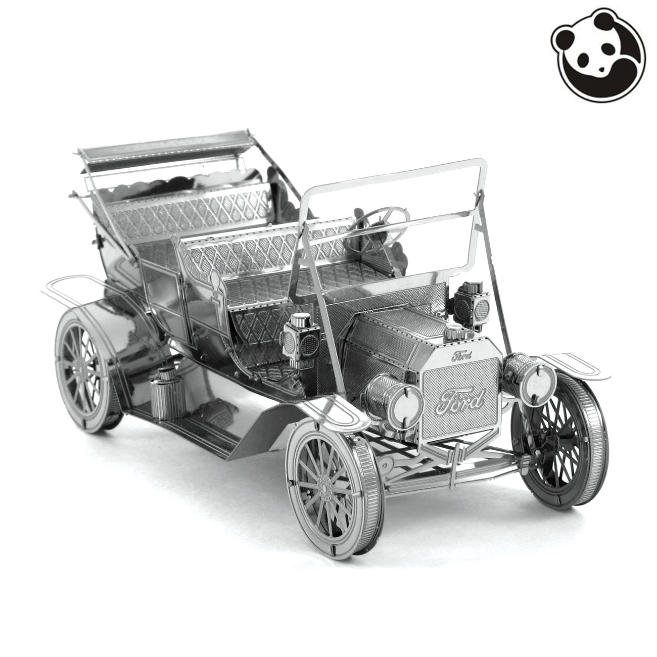 

Panda model@VEHICLES 3D Metal Model Puzzles 1908 FORD MODEL T Chinese Metal Earth Stainless Steel Creative Gifts ICONX